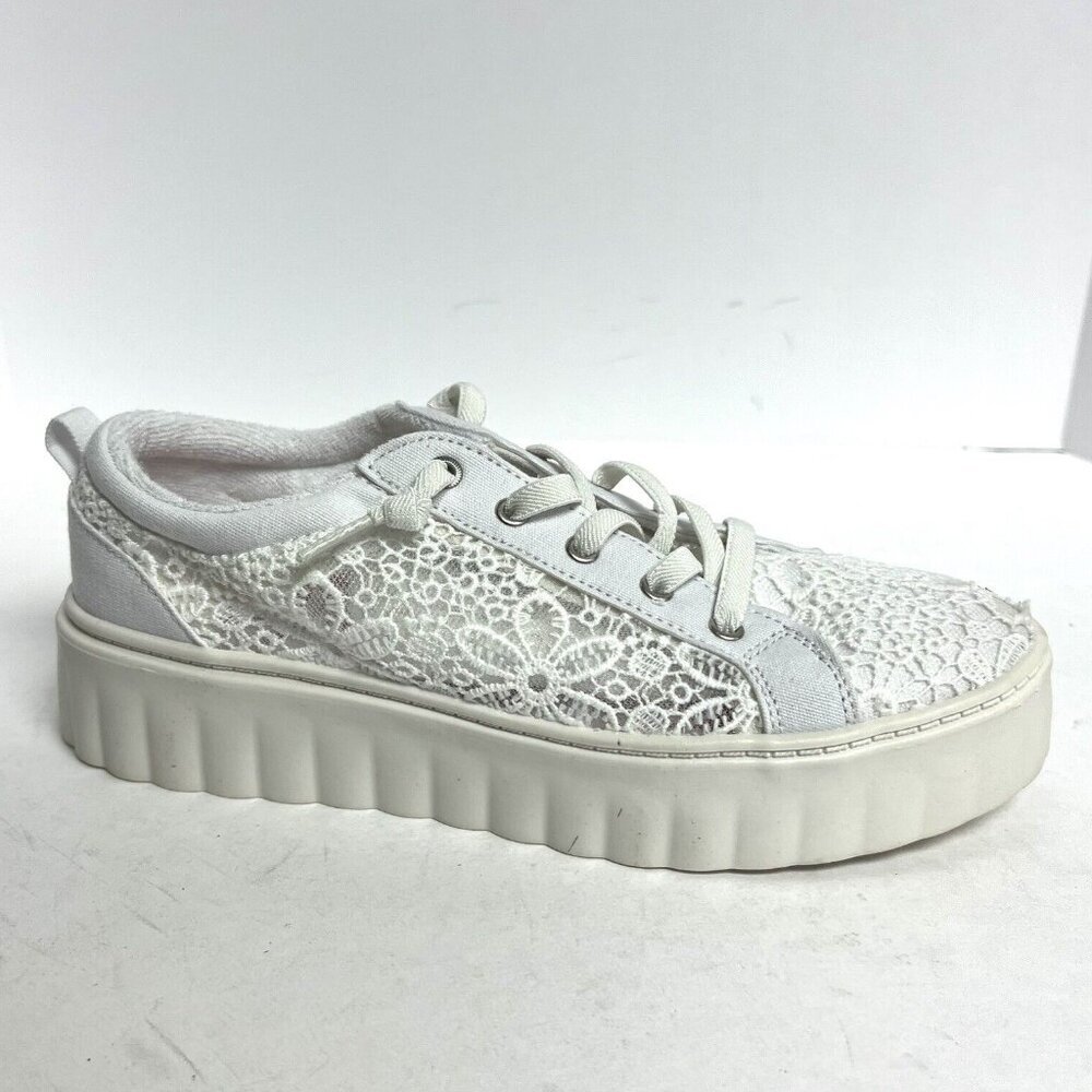Roxy Womens Sheilahh Sneakers White, Size 8.5 M